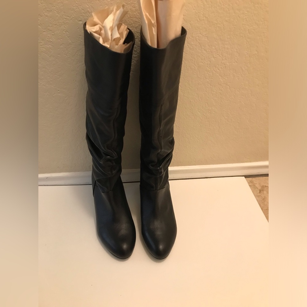 Antonio Melani Slouch Boots, Black 7.5
